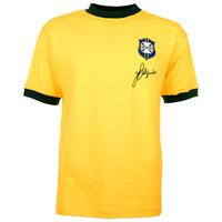 brazil 1970 world cup jarzinho retro football shirt