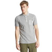 Brasher Men\'s Robinson Stripe Polo Shirt - Grey, Grey