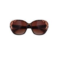 Brown Tortoise Baroque Detail Sunglasses