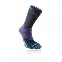 Bridgedale Woolfusion Trekker Women\'s Large Socks (Black/Purple)