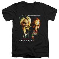 bride of chucky chucky gets lucky v neck