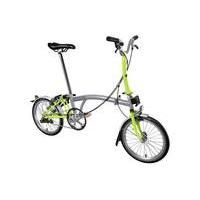 Brompton M3L 2017 Folding Bike | Grey/Green