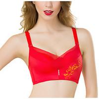 bras push up wireless nylon spandex