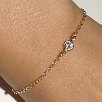 Bracelet/Chain Bracelets Alloy / Rhinestone Party / Daily / Casual Jewelry Gold, 1pc Christmas Gifts