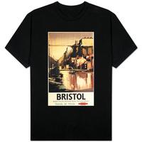 Bristol; England - Clifton Suspension Bridge and Boats British Rail Poster