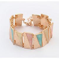 Bracelet/Chain Bracelets / Tennis Bracelets Alloy / Acrylic Wedding / Party / Daily / Casual Jewelry Gift Beige / Blue / Pink, 1pc