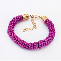 Bracelet/Chain Bracelets Alloy / Resin Wedding / Party / Daily / Casual Jewelry Gift Orange / Purple, 1pc