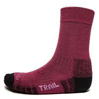 bridgedale womens woolfusion trail light sock purple