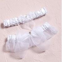 bridal tapestry garter set ivory