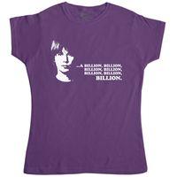 Brian Cox Womens T Shirt - Billion Billion Billion