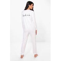 Bride To Be Onesie - white