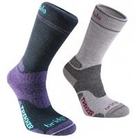 Bridgedale Womens WoolFusion Trekker Socks - 2 Pack