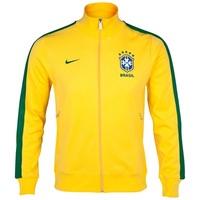 Brazil Authentic N98 Track Jacket - Varsity Maize/Pine Green/Pine Green