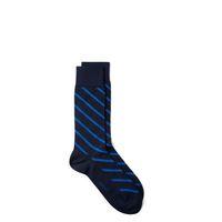 breton striped socks nautical blue