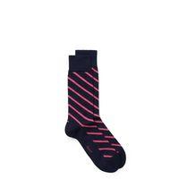 Breton Striped Socks - Rich Pink