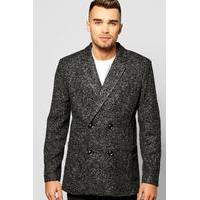 breasted smart blazer charcoal