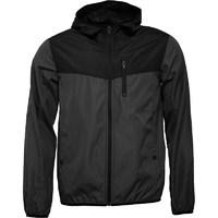 brave soul mens lightweight hooded windrunner jacket blackcharcoal