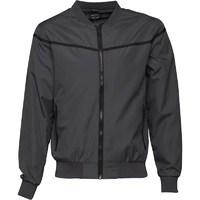 Brave Soul Mens Harlan Bomber Jacket Charcoal