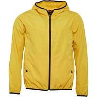 Brave Soul Mens Lightweight Hooded Windrunner Jacket Yellow