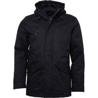 Brave Soul Mens Fingland Twill Coated 4 Pocket Jacket Dark Navy