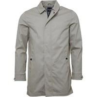 Brave Soul Mens Addington Bonded Cotton Mac Jacket Stone