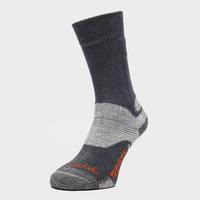 bridgedale mens woolfusion trekker cuped socks grey grey