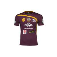 Brisbane Broncos NRL 2017 Players Rugby Training T-Shirt
