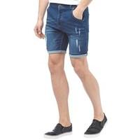 Brave Soul Mens Lincoln Denim Short Blue Denim