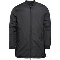 Brave Soul Mens Haven Longline Bomber Jacket Black