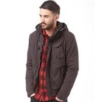 Brave Soul Mens Ethan Jacket Charcoal