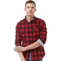 Brave Soul Mens Jack Shirt Red/Black