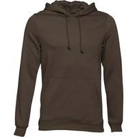 Brave Soul Mens Clarence Kangaroo Pocket Hoody Mid Khaki