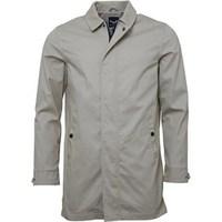 Brave Soul Mens Addington Bonded Cotton Mac Jacket Stone