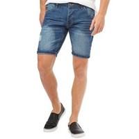 Brave Soul Mens Willis Denim Short Light Blue Wash