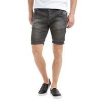 Brave Soul Mens Lasike Denim Short Grey Wash