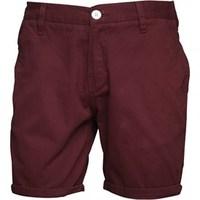 brave soul mens cotton twill shorts wine