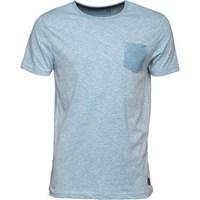 Brave Soul Mens Nixon T-Shirt Blue