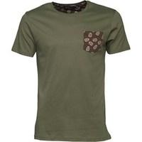 Brave Soul Mens Mexico T-Shirt Light Khaki