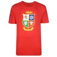 British & Irish Lions NZ 2017 T-Shirt - British Lions Red, Red
