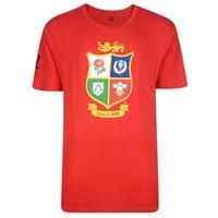 british irish lions nz 2017 t shirt british lions red red