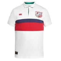 british irish lions panelled pique polo vintage white white