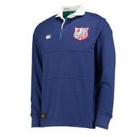 British & Irish Lions Panelled Rugby Shirt - Long Sleeve - Faded Navy, Navy