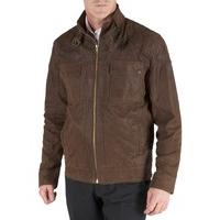 brown biker style jacket xxs brown