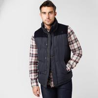 brakeburn mens padded gilet navy