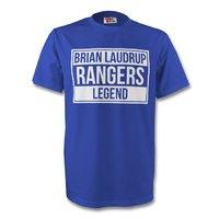 brian laudrup rangers legend tee blue