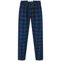 Brush Flannel Lounge Pants in Navy Check - Tokyo Laundry