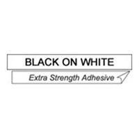 Brother 12mm Black on White Tape