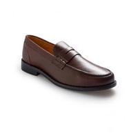 brown plain loafer shoe 9 savile row