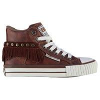 British Knights Roco PU Lace Hi Tops Childrens