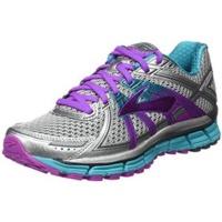 brooks adrenaline gts 17 women silverpurple cactus flowerbluebird